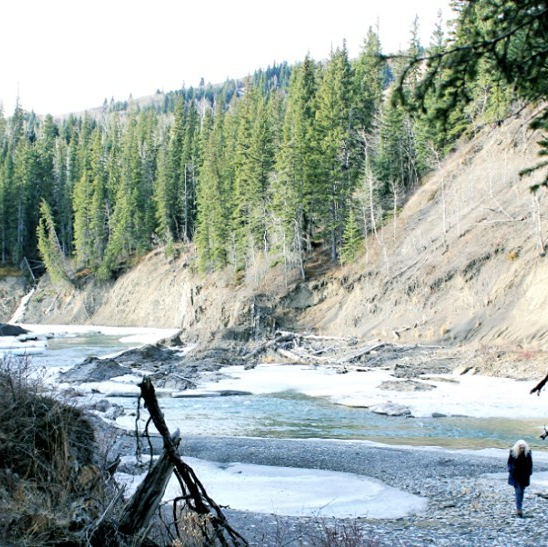 Jane at Bow River Calgary CA